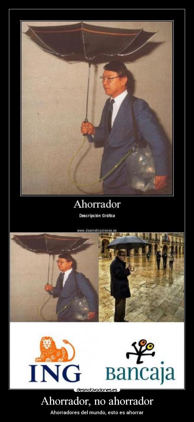 Ahorrador, no ahorrador -