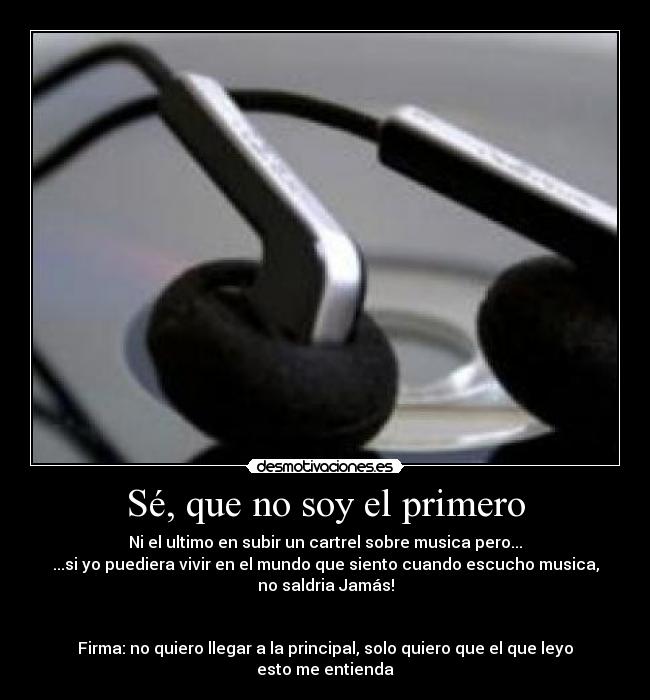 Sé, que no soy el primero - 