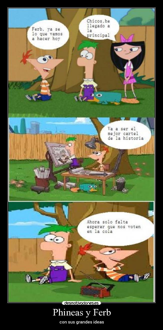 Phineas y Ferb - con sus grandes ideas