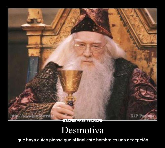 carteles albus dumbledore desmotivaciones