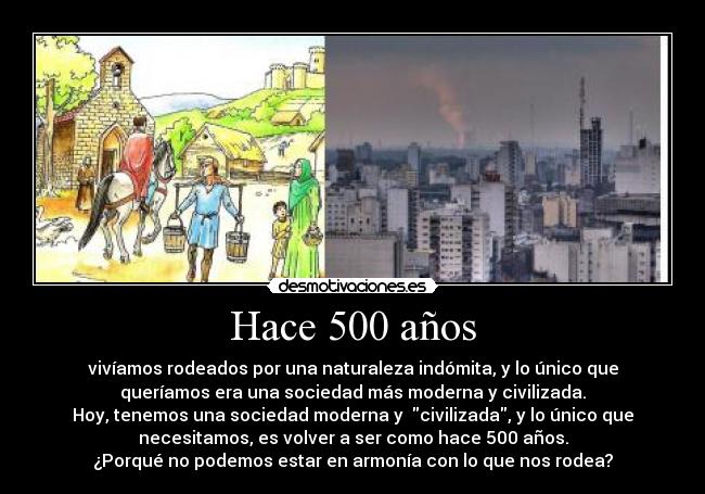 Hace 500 años - 