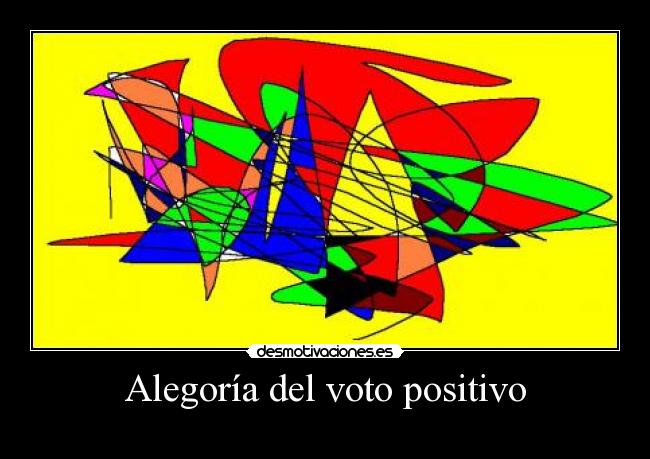 Alegoría del voto positivo - 