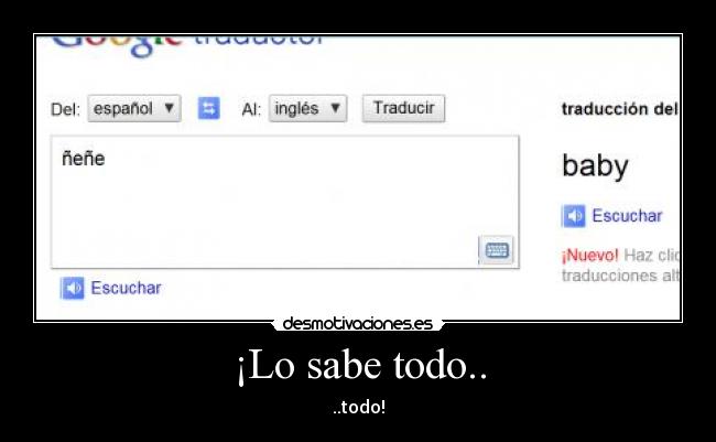 ¡Lo sabe todo.. - 