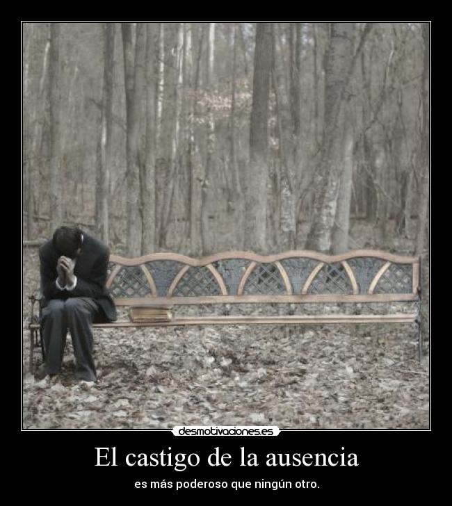 carteles ausencia castigo ausencia desmotivaciones