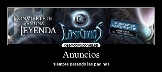 carteles last chaos desmotivaciones