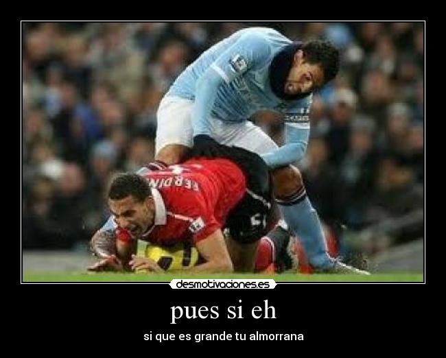 pues si eh - si que es grande tu almorrana