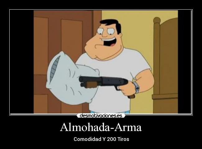 Almohada-Arma - Comodidad Y 200 Tiros