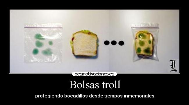 Bolsas troll - 