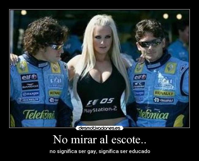 No mirar al escote.. - 