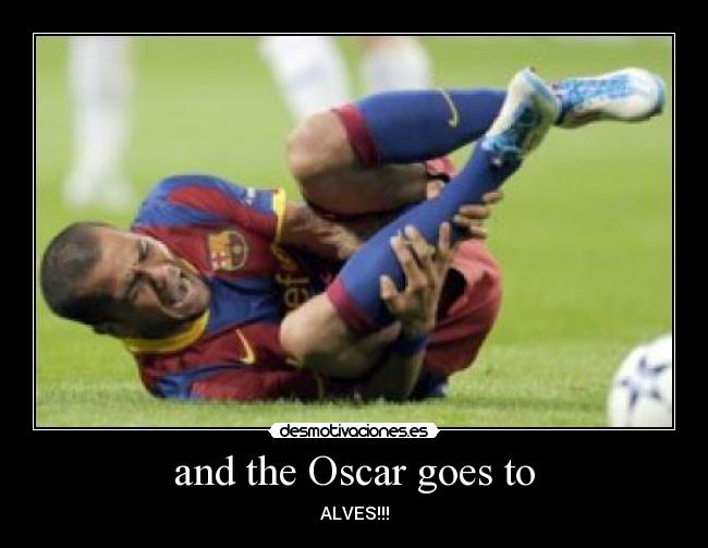 and the Oscar goes to -