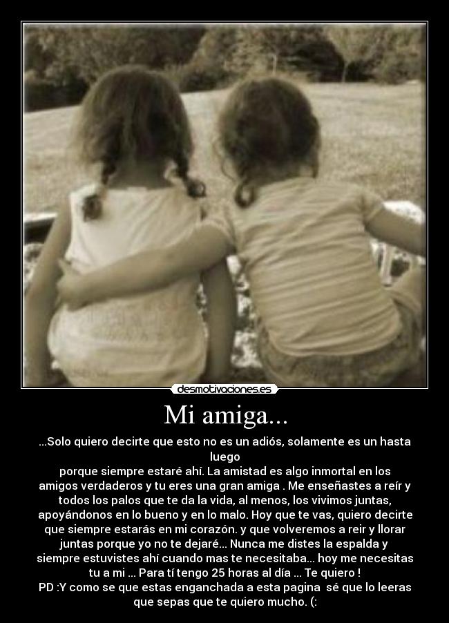 Mi amiga... - 