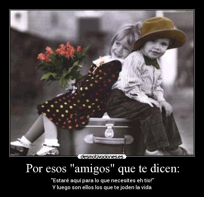 carteles amigos amigos desmotivaciones
