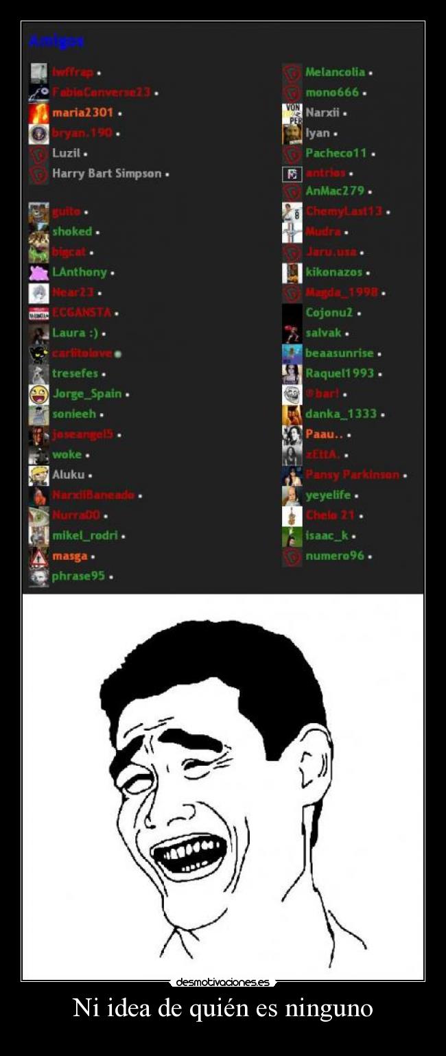 Ni idea de quién es ninguno -