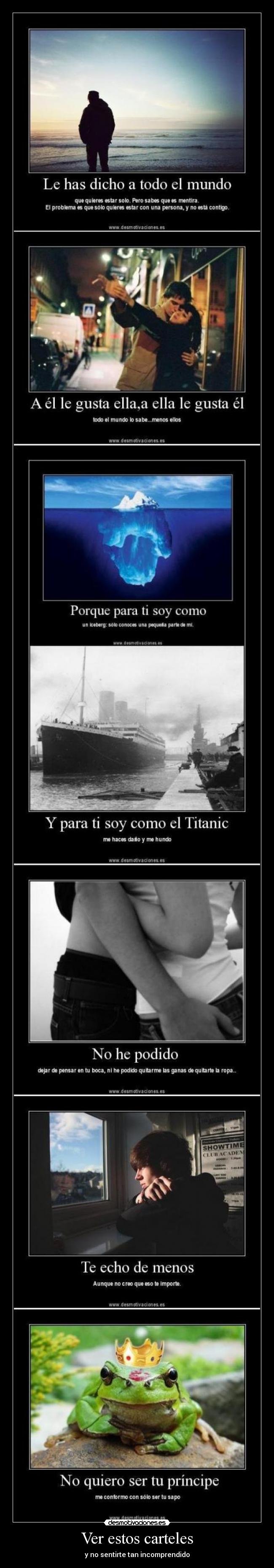 Ver estos carteles -