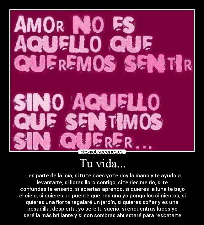 carteles vida vida amor desmotivaciones