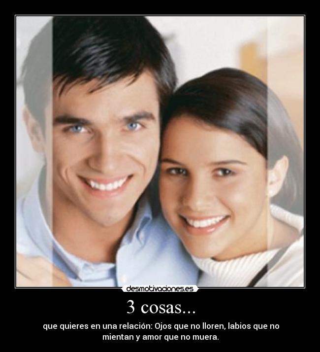 3 cosas... -