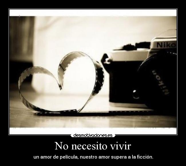 No necesito vivir -