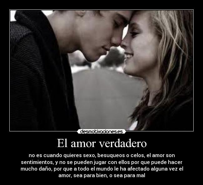 El amor verdadero -