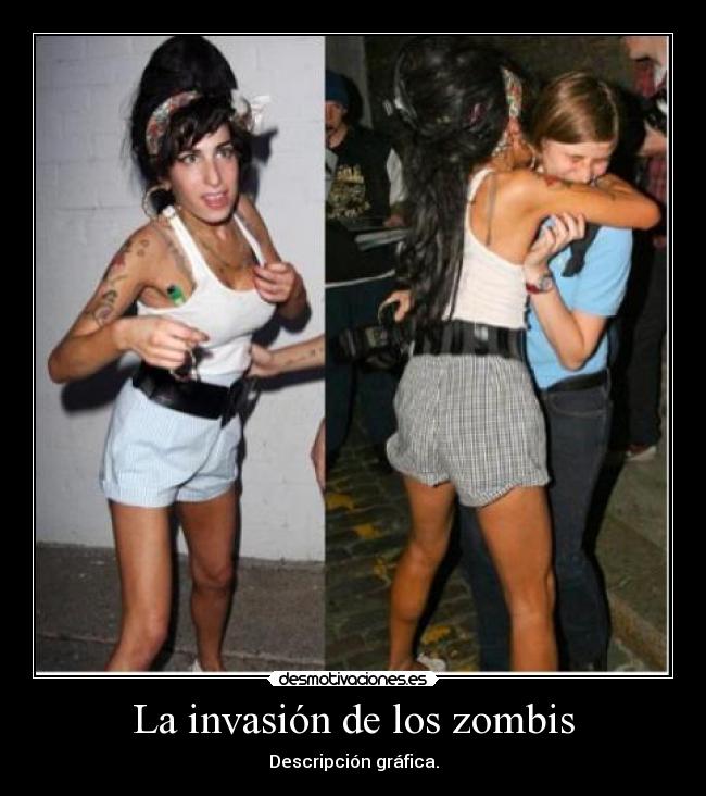 La invasión de los zombis - Descripción gráfica.