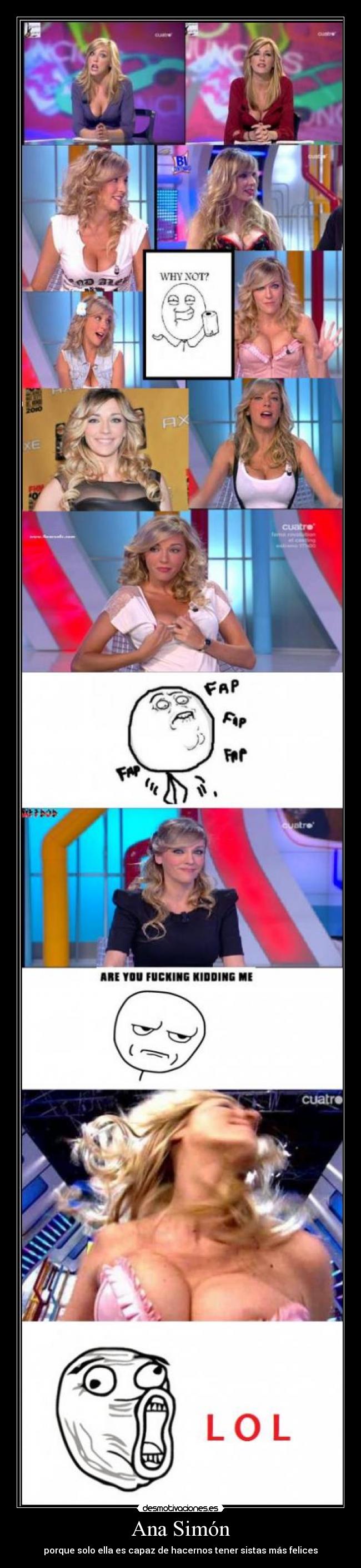 Ana Simón - porque solo ella es capaz de hacernos tener sistas más felices