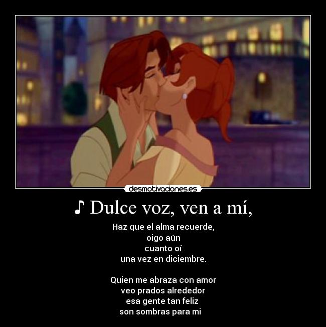 carteles anastasia dulce voz ven haz que alma recuerde desmotivaciones