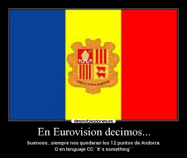 En Eurovision decimos... -