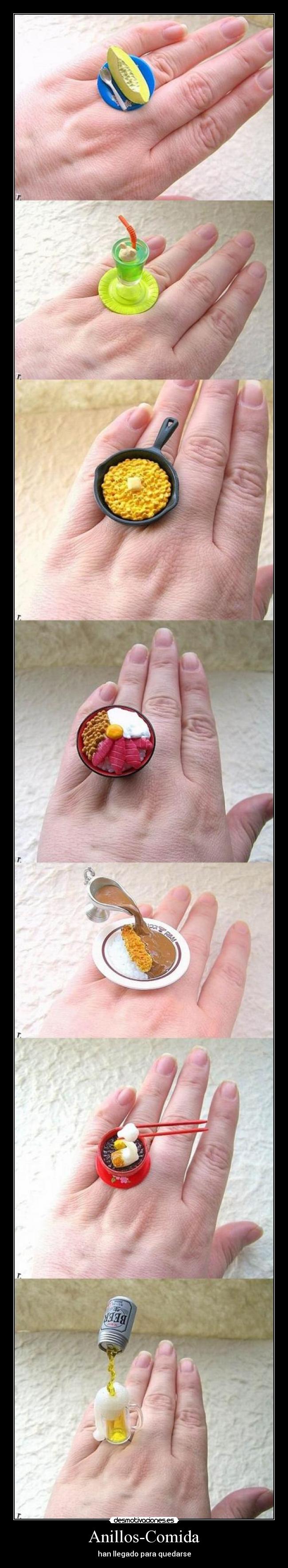 Anillos-Comida - han llegado para quedarse