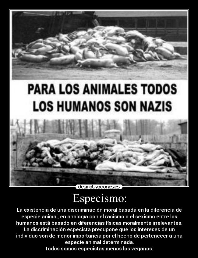 Especismo: -