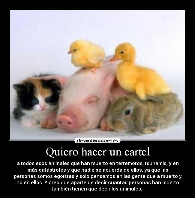 carteles animales desmotivaciones