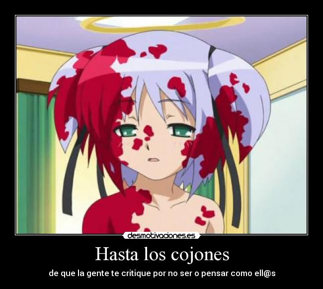 Hasta los cojones -