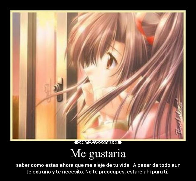 Me gustaria -