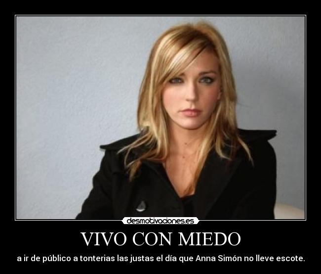 VIVO CON MIEDO - 