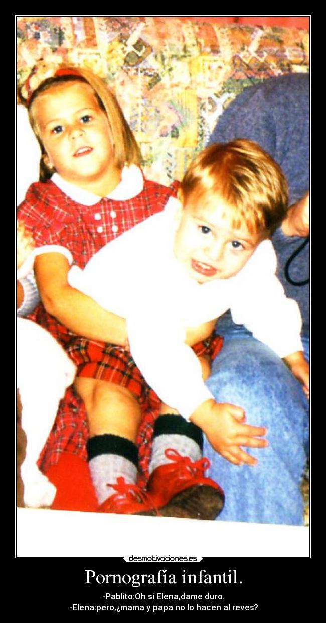 Pornografía infantil. - 