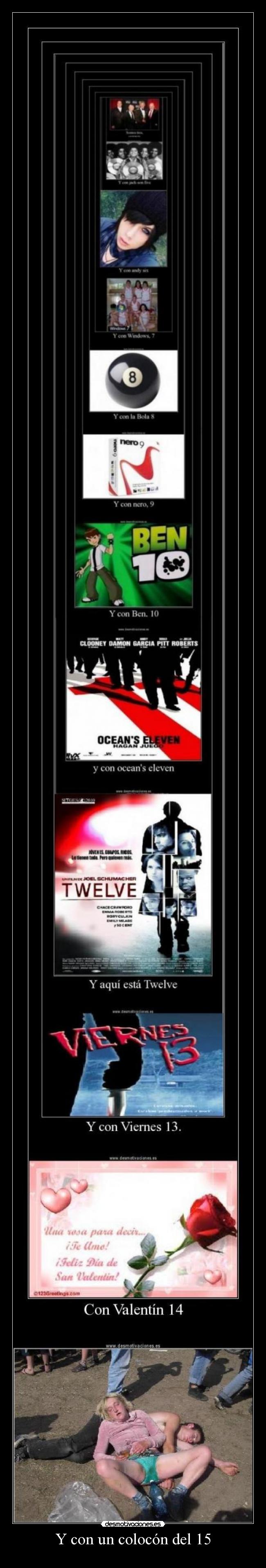 Y con un colocón del 15 - 