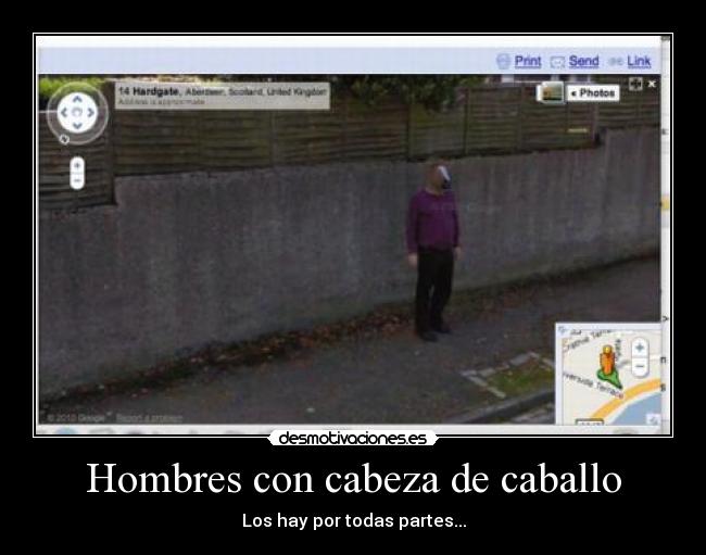 Hombres con cabeza de caballo - 