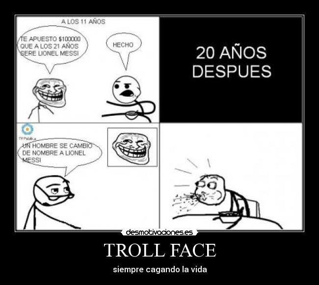 TROLL FACE - siempre cagando la vida