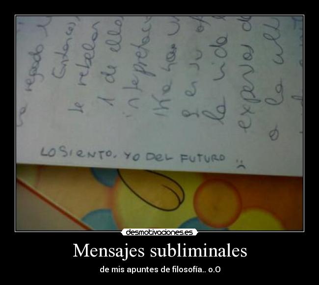 Mensajes subliminales - 