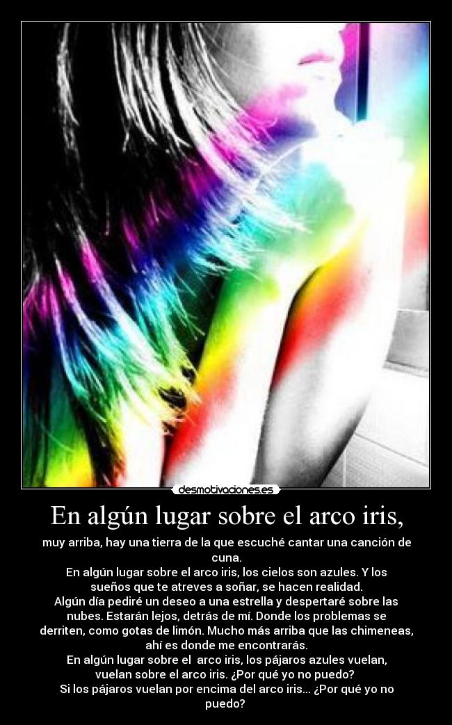 En algún lugar sobre el arco iris, -