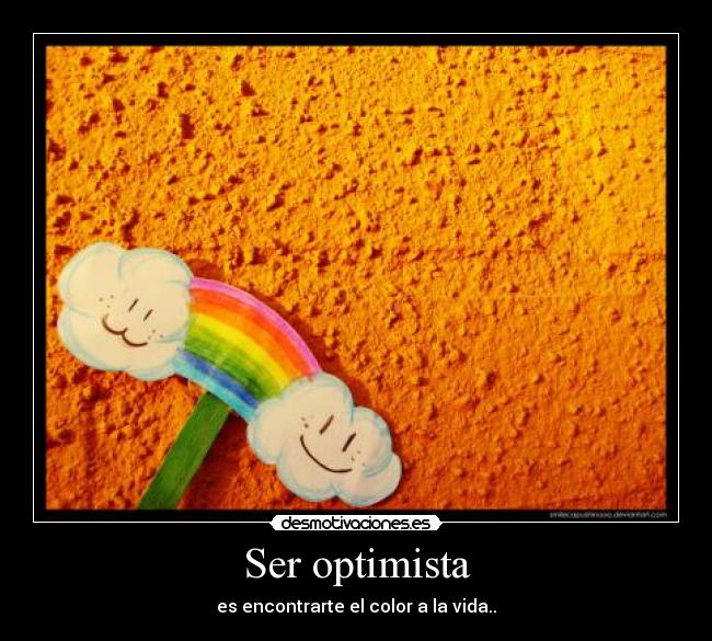 Ser optimista -