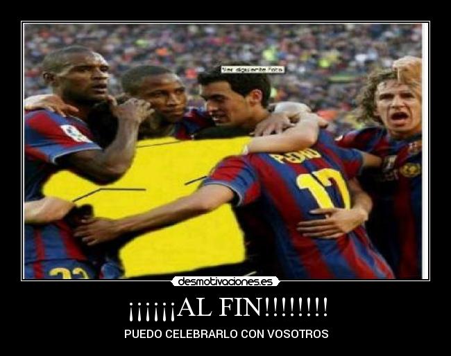 ¡¡¡¡¡¡AL FIN!!!!!!!! - PUEDO CELEBRARLO CON VOSOTROS