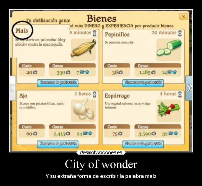 City of wonder - 