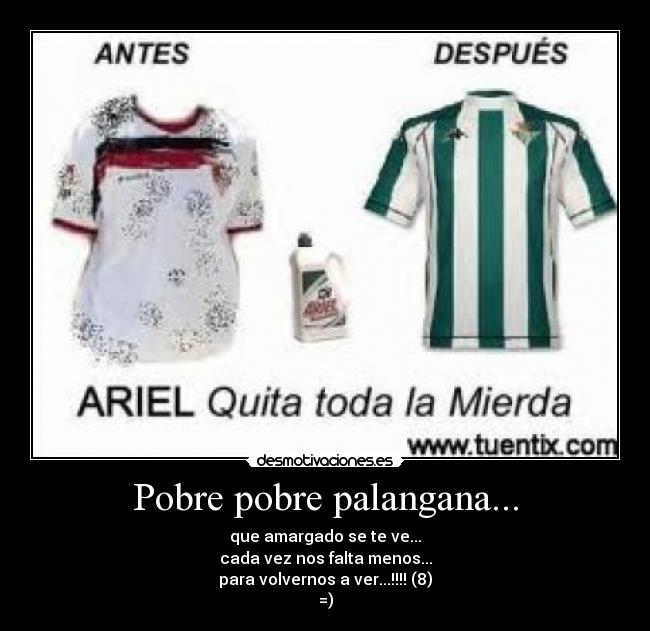 Pobre pobre palangana... - 