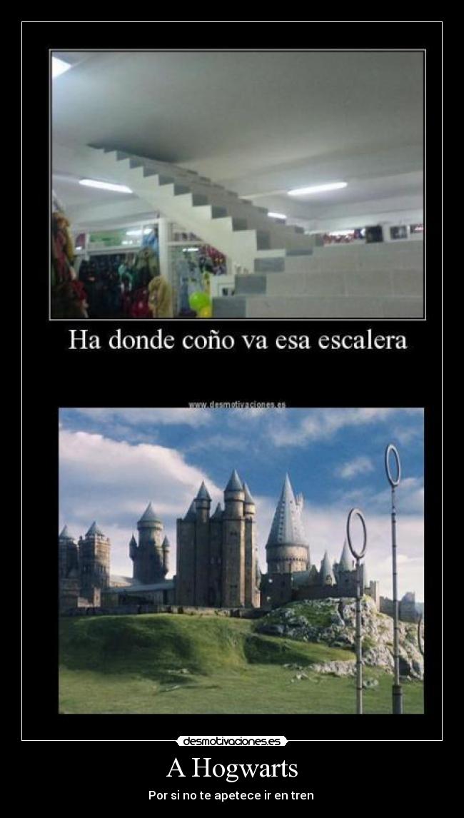 carteles escaleras magicas desmotivaciones