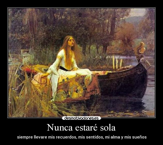 Nunca estaré sola -