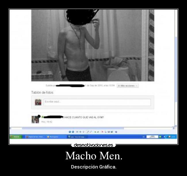 Macho Men. - Descripción Gráfica.