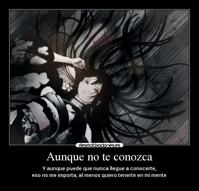 Aunque no te conozca -