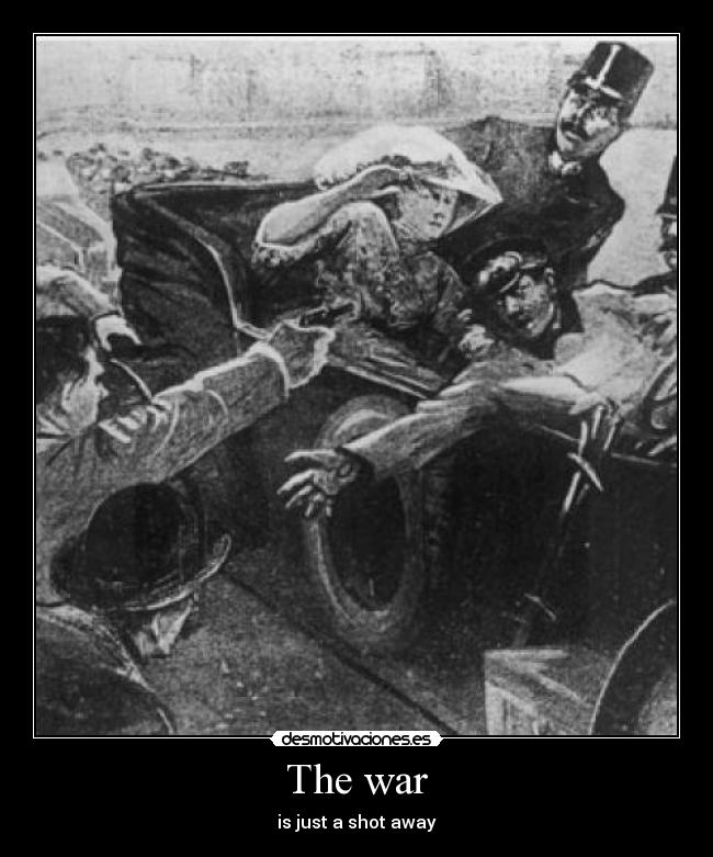 The war - is just a shot away