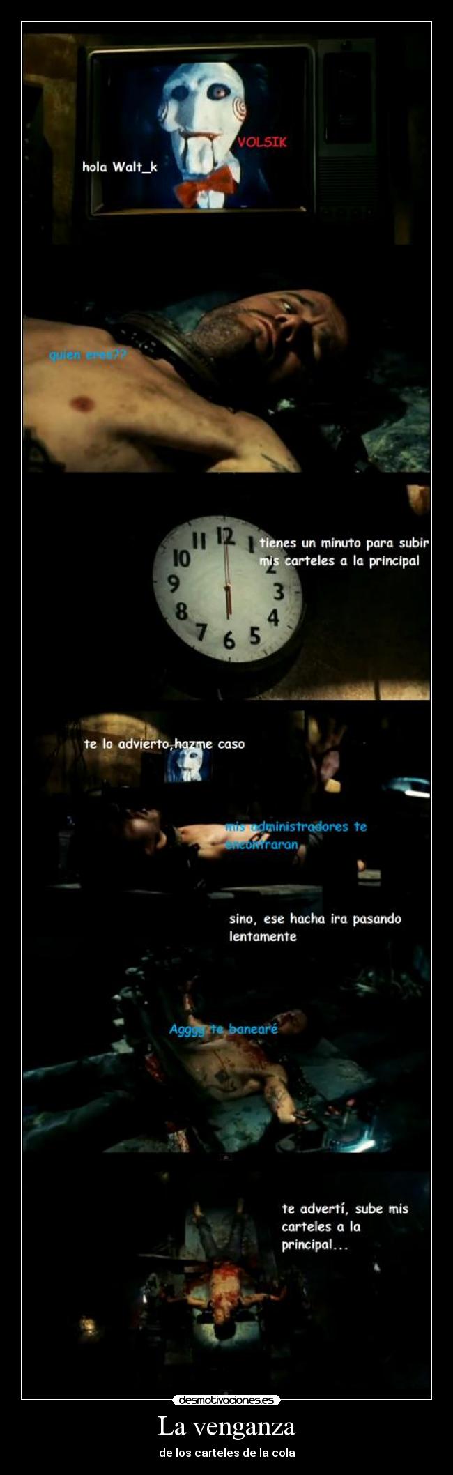 La venganza - de los carteles de la cola