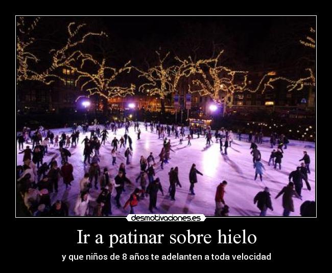 Ir a patinar sobre hielo - 