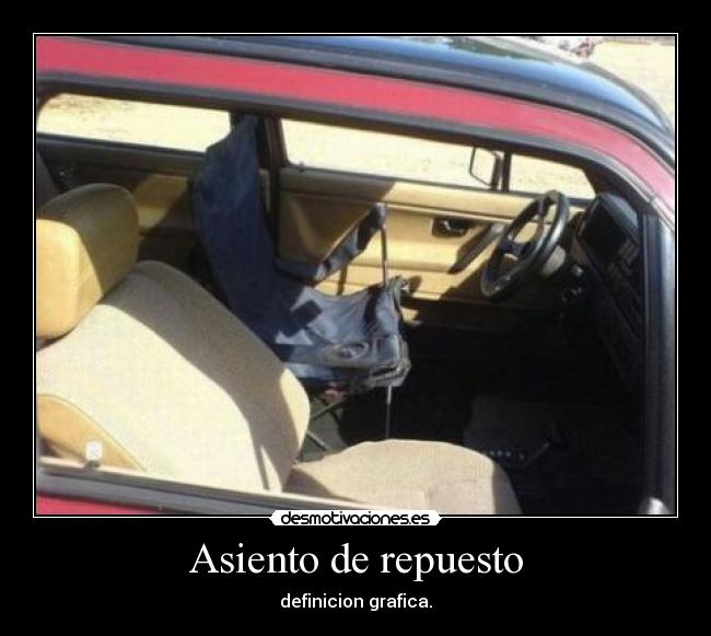 Asiento de repuesto - 
